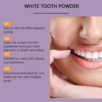 Purple Teeth Whitening Toothpaste – Deep Cleaning, Plaque & Stain Removal, Freshens Breath in 5 Days