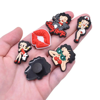 13pcs Fashion Girl Shoe Charms – Clog, Backpack & Wristband Accessories for Kids’ Gifts & Christmas