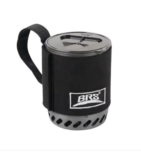 1500W BRS-61 Outdoor Heat Collecting Pot Burner — Ultralight Portable Hiking & Backpacking Stove System
