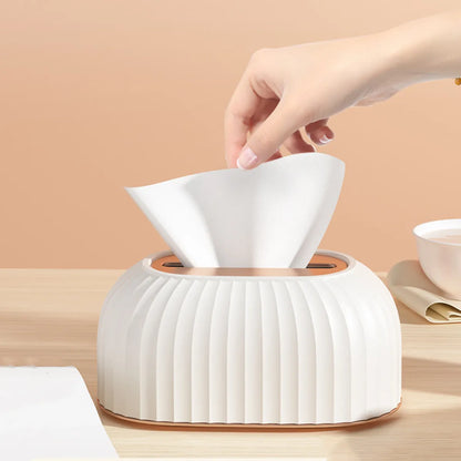 Elegant Nordic Style Tissue Dispenser with Remote Control Storage for Living Room Dining Rooms