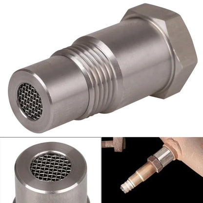 30-1PCS O2 Oxygen Sensor Spacer – M18X1.5 Extender Adapter & CEL Eliminator, Mini Catalytic Converter