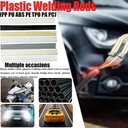 Upgraded 2-in-1 Plastic Welding Kit – 200W Hot Stapler & Soldering Gun with 6/4 Types Staples for Car Bumper Repair