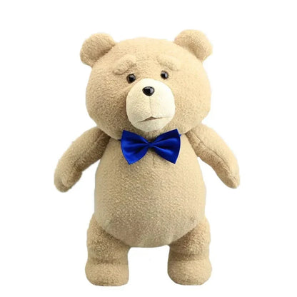 46cm TED Plush Teddy Bear – Soft Stuffed Animal Toy in Apron Style, Movie-Inspired Gift for Kids
