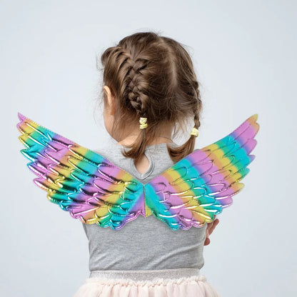 Magical Unicorn Headband with Rainbow Wings and Cat Ears - Perfect for Unicorn Birthday Parties, Dress-Up, and Cosplay!