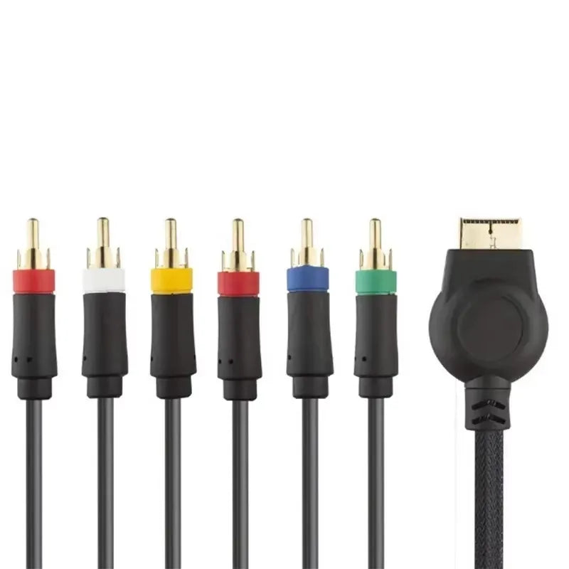 1.8m AV Multi Out Component RCA Audio Video Cable for Sony PlayStation PS2/PS3 HD Gaming Console Connection Cord