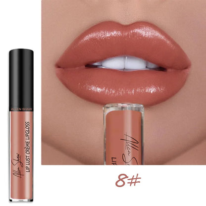 12-Color Waterproof Long-Lasting Lipstick Set – Sexy, Moisturizing Vivid Lip Gloss for Women Makeup