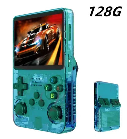 BOYHOM R36S Retro Handheld Game Console – 3.5" IPS, Linux ARKOS, Dual-RAM, 15,000+ Games, 64GB/128GB Portable Pocket Player