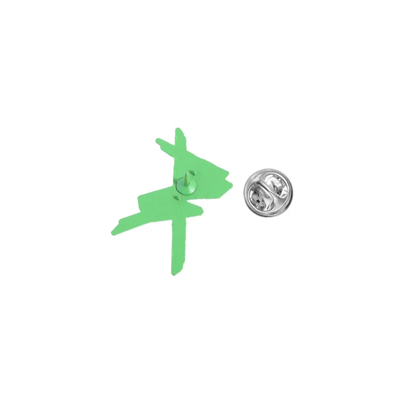 Edgerunners Logo Enamel Brooch - Punk Anime Cosplay Lapel Pin Badge