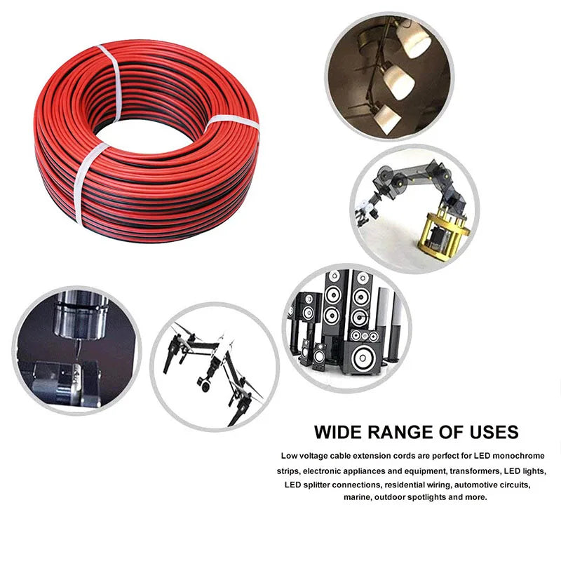 Flexible Silicone Tinned Copper Wire (8–28 AWG) – High-Strand RC & Drone Electrical Cable