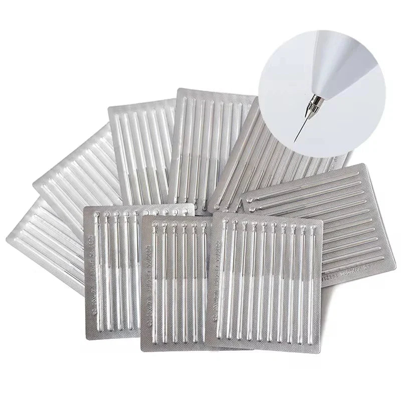 50/100pcs Sterile Surgical Needles for Mini Mole Removal Pen – Spot, Freckle & Plasma Point Beauty Accessories