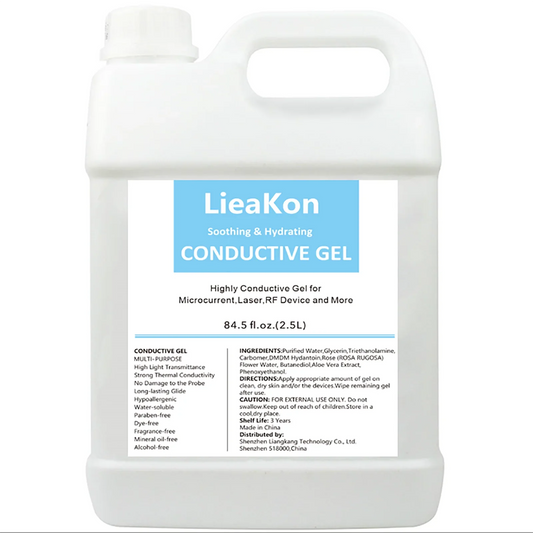 2.5L Gel Conductor – Clear Contact Gel for Radiofrequency & Cavitation Ultrasound Beauty, Face & Body Skin Care