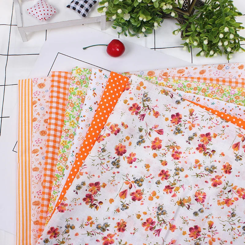Printed Cotton Fabric Squares 25×25cm — Sewing, Quilting, Patchwork & DIY Handmade Craft Material