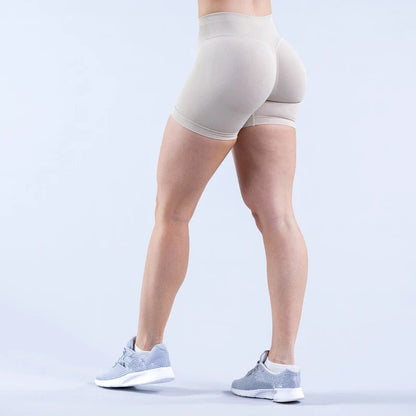 Women’s Gym Impact Running Shorts — Seamless Scrunch Butt Biker & Yoga Athletic Leggings