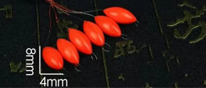 120pcs Oval Fishing Float Beads - Seven Star Bobber Rig Making Beans for Carp Fishing