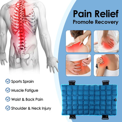 58×35cm Self-Absorbing Water Knee Pad — Hot & Cold Compress Wrap for Knee, Leg, Neck, Shoulder & Hip