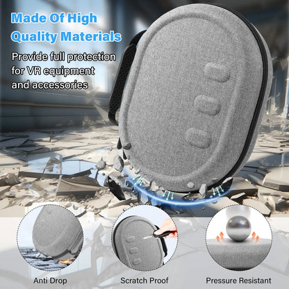 Hard Carrying Case for Meta Quest 3 – Portable Travel Protection VR Accessories