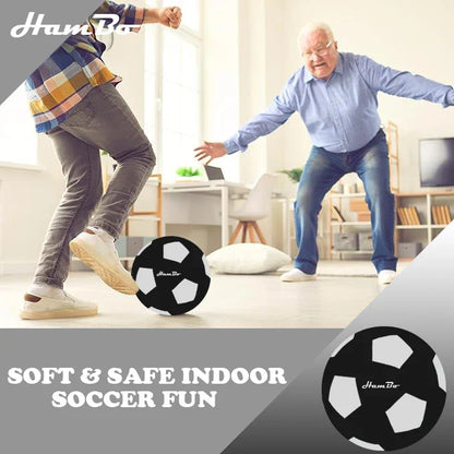 Silent Foam Soccer Ball – Size 3, 5 & 7, Mute Indoor Airless Football for Kids & Adults Fun Sports