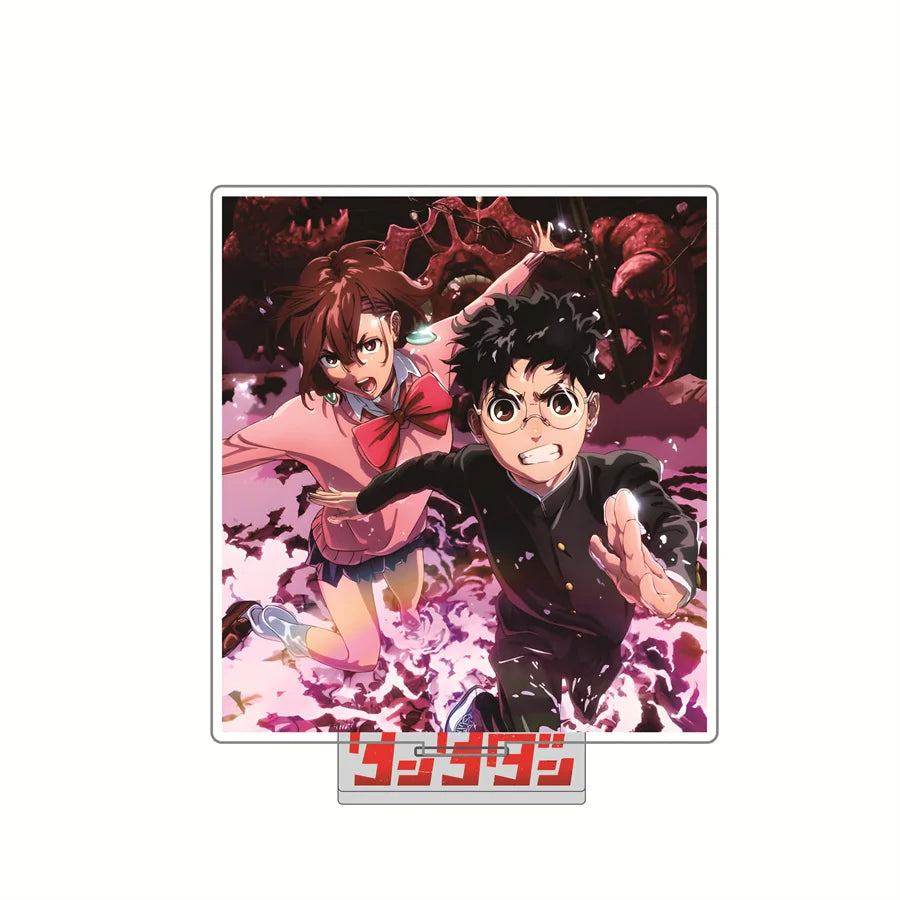 Anime Dandadan Momo Acrylic Keychain Stand – 15cm Cosplay Figure Display Plate for Bag Decoration, Fan Gift & Collectible Ornament