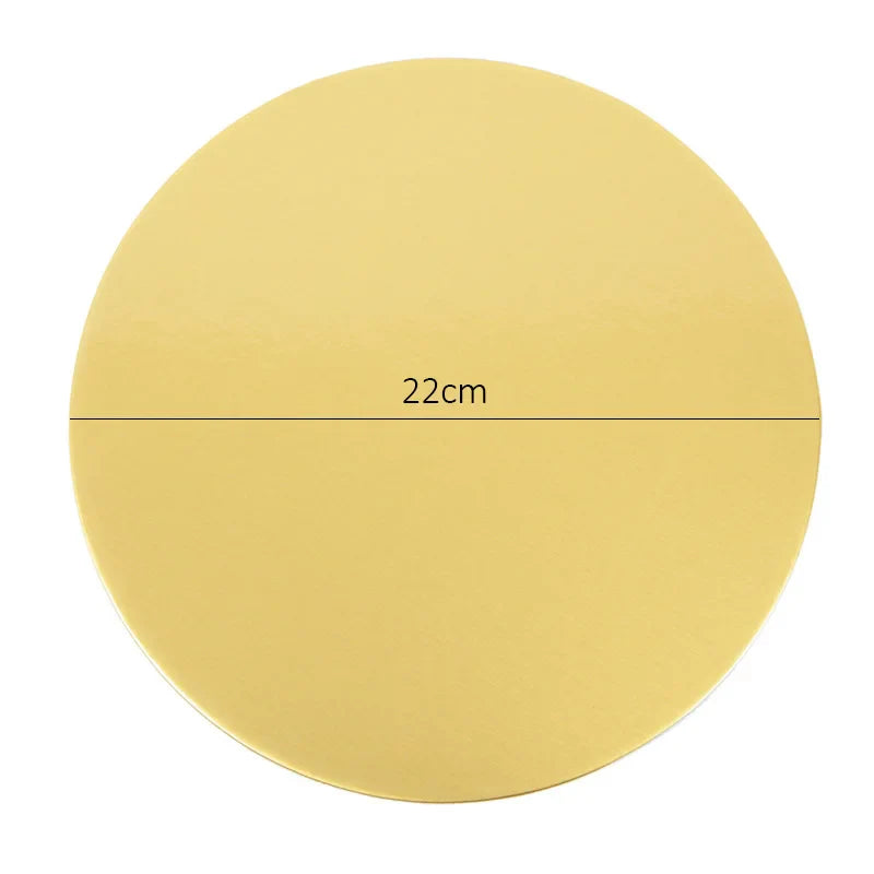 Round Cake Board Set (10/16/22/26cm) – Disposable Paper Bases for Cupcakes & Desserts