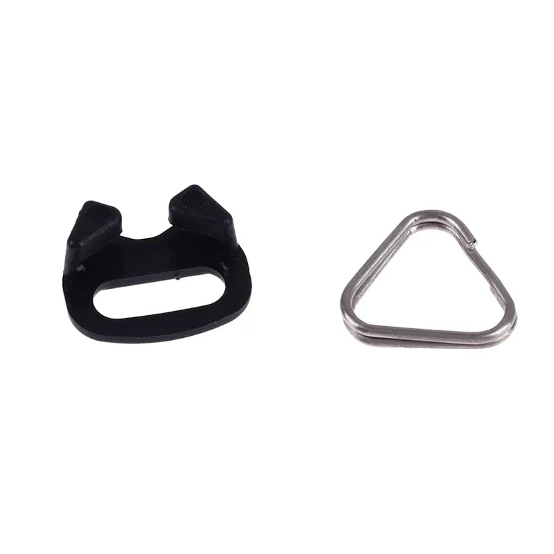 Camera Strap Triangle Split Ring Buckle Set 4Pcs — Belt Hook Replacement for Fujifilm Olympus Pentax