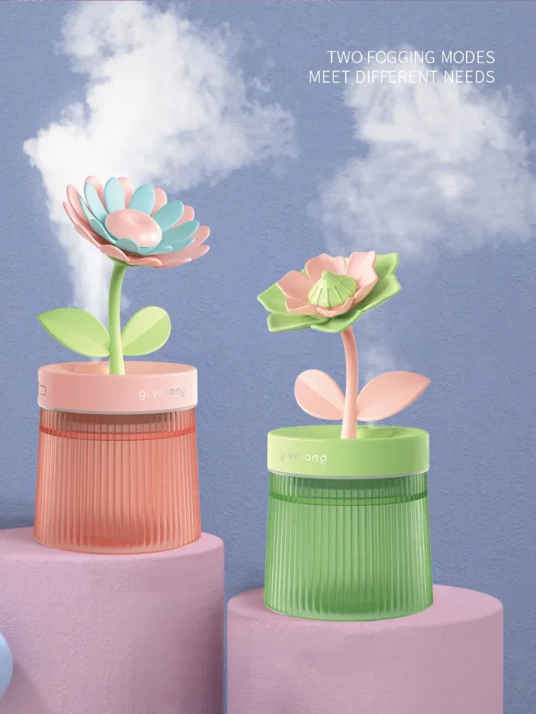 2024 Portable USB Ultrasonic Humidifier – Colorful Cup Aroma Diffuser, Cool Mist Maker & Air Purifier with Light
