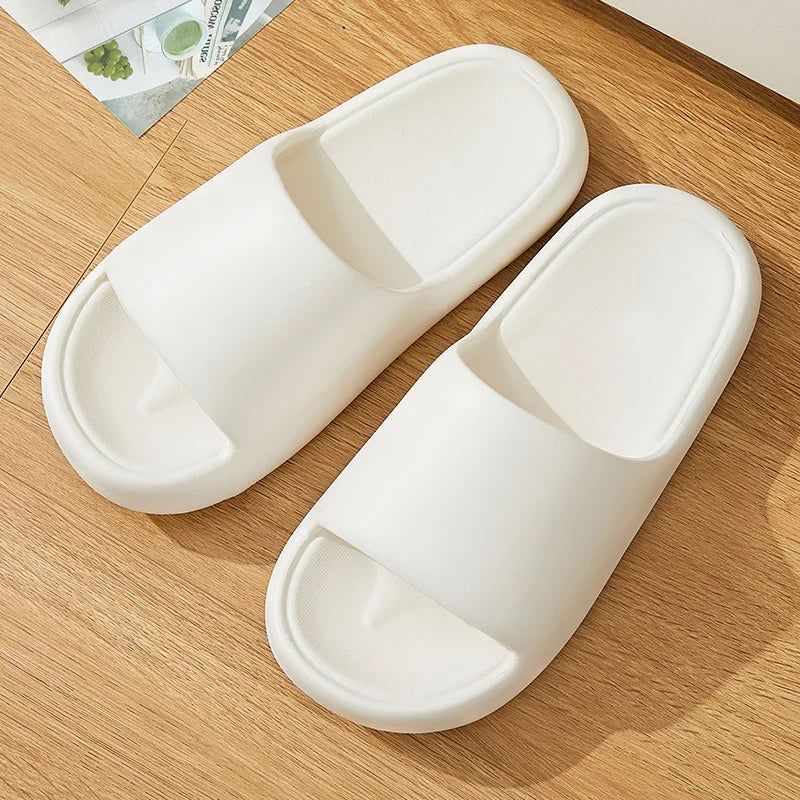 Lightweight Platform Slippers for Women – Super Soft Non-Slip Beach Flip Flops & Indoor Shower Slides for Couples Comfort