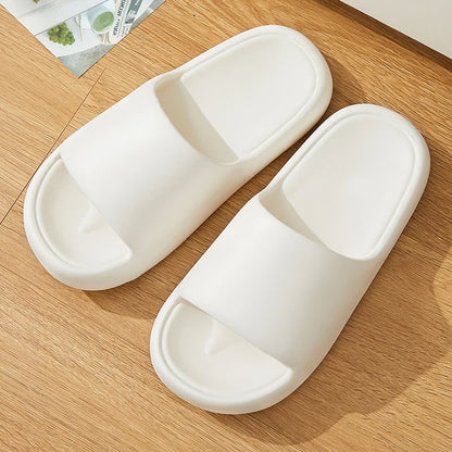 Lightweight Platform Slippers for Women – Super Soft Non-Slip Beach Flip Flops & Indoor Shower Slides for Couples Comfort