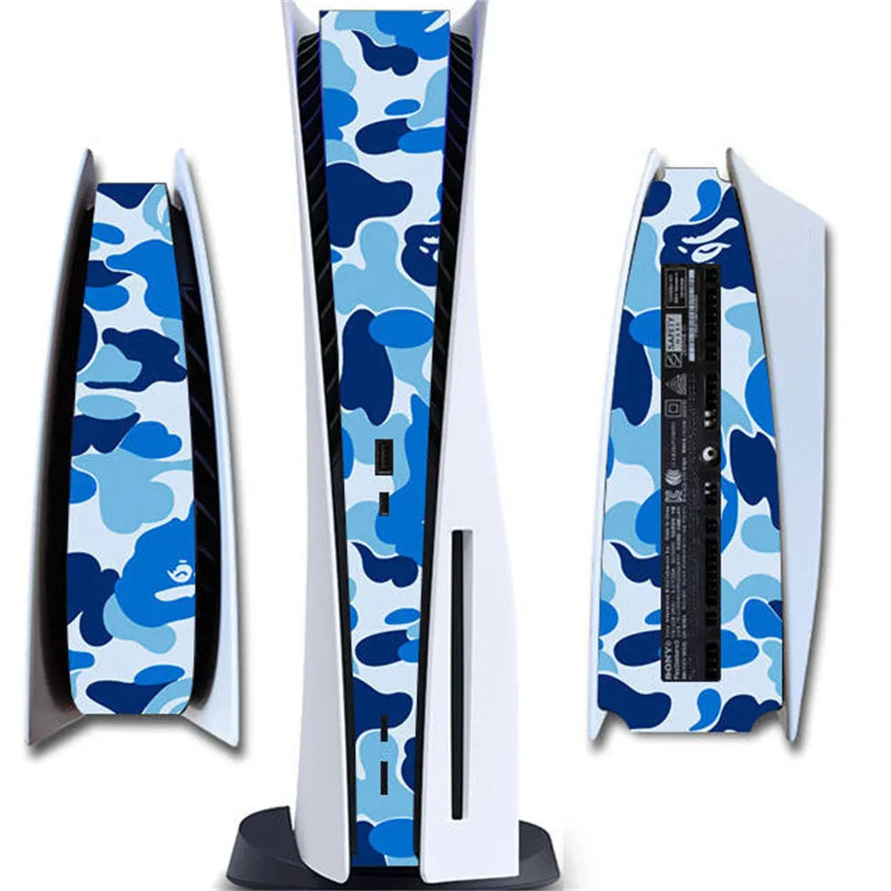 Middle Skin Sticker for PlayStation 5 – Universal Decoration Strip for PS5 Disc & Digital Version Console Skin