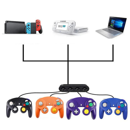USB Wired Game Controller for Nintendo Switch, GameCube NGC/GC Port, PC – Switch Gaming Accessory