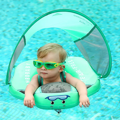 Mambobaby Non-Inflatable Baby Swimming Float Seat - Pool Toys for Boys and Girls - Fun Accessories for Safe Water Play