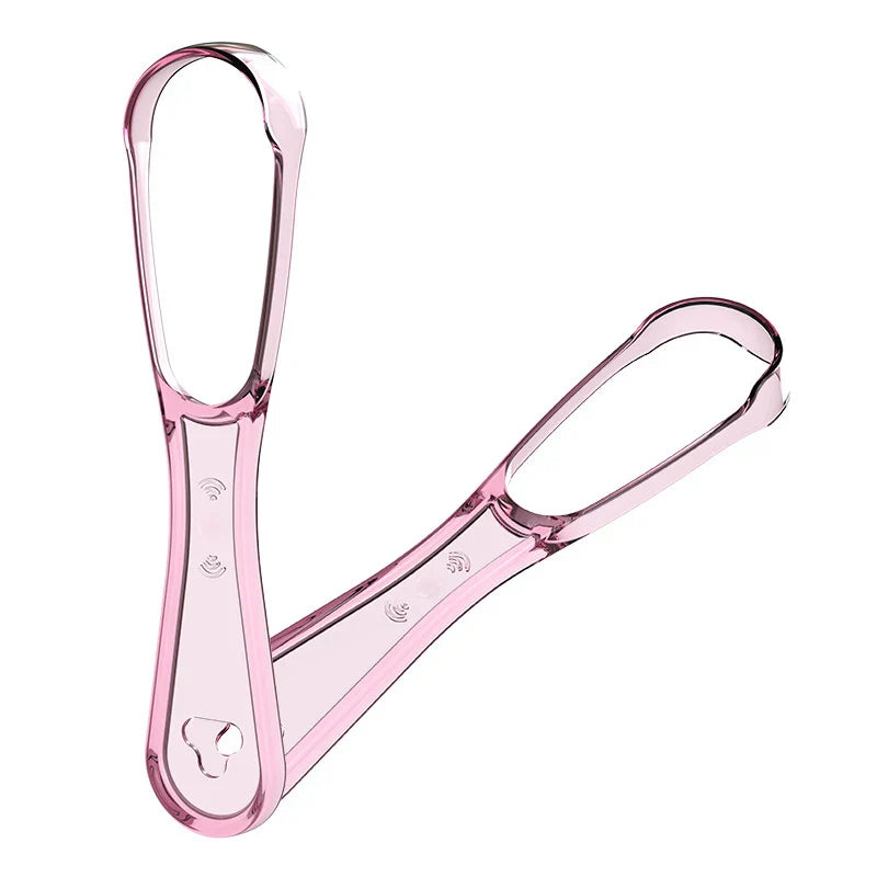 Adult Tongue Scraper - Reusable Tongue Cleaning Tool, Food Grade Plastic Mouth Scraper for Washable Oral Hygiene Care
