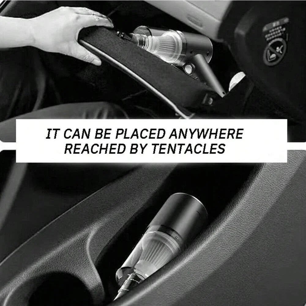 3-in-1 Portable Car & Home Vacuum Cleaner – Suction, Blowing, and USB Rechargeable