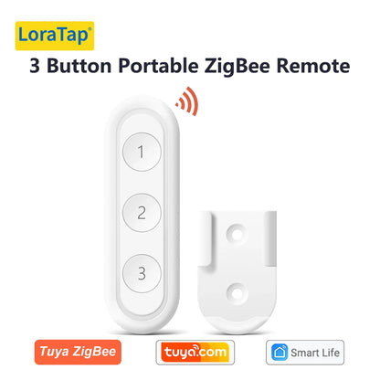 LoraTap ZigBee 3.0 Wireless Push Button Remote Controller – Smart Scene Automation Switch for Tuya Smart Life App (EU/US Compatible, 13 Types)