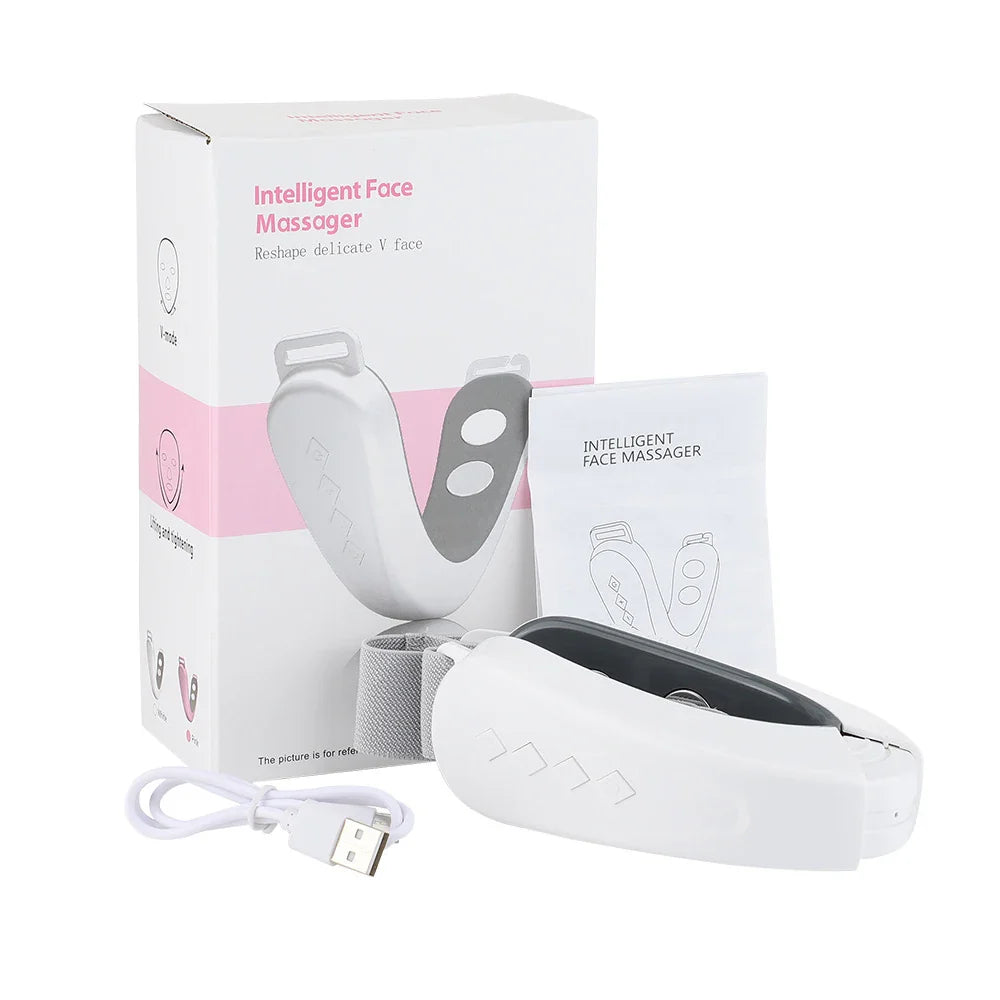 Electric Face Massager Set – 5 Modes, 12 Intensity Levels for Daily Facial Care