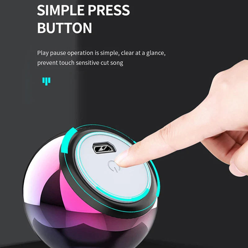 Metal Mini Wireless Bluetooth Speaker — HiFi Portable Subwoofer with Super Bass Stereo for Mobile, PC & Music Playback