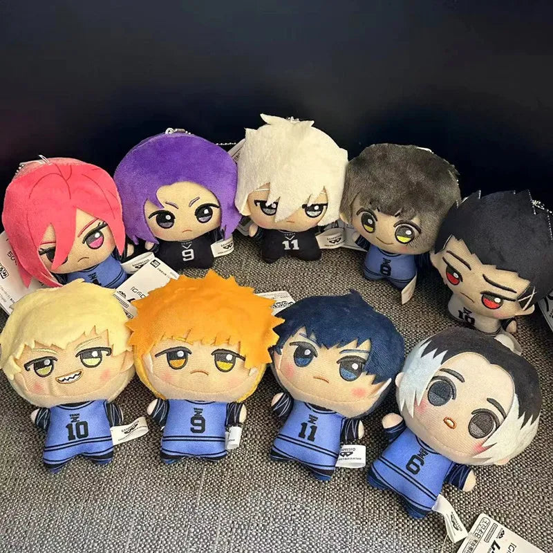 10cm Mini Blue Lock Plush Keychain – Seishiro, Nagi, Isagi, Yoichi, Chigiri, Bachira & Meguru Stuffed Doll Toy Gift