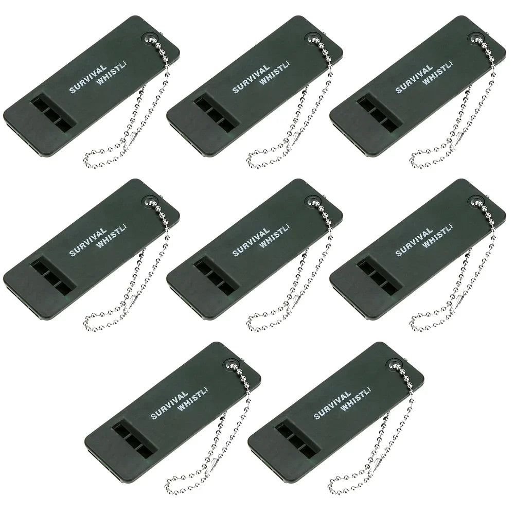 1–10PCS High Decibel Survival Whistle – 3-Frequency Outdoor Camping & Hiking Tool