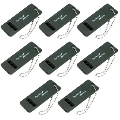 1–10PCS High Decibel Survival Whistle – 3-Frequency Outdoor Camping & Hiking Tool