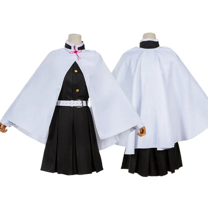 Tsuyuri Kanao Cosplay Costume – Anime Kimono Uniform with Wig for Women & Kids