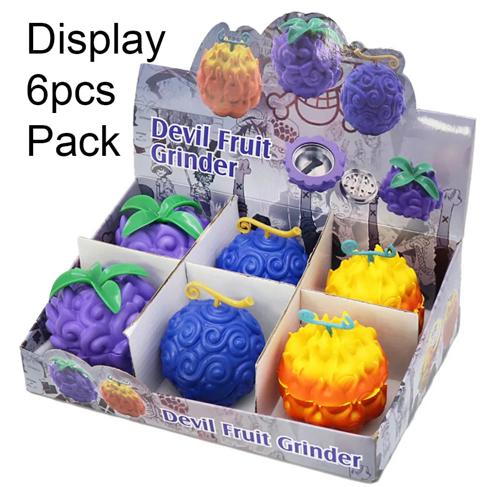 Fruit-Shaped Metal Herb Grinder — Evil Design Available in 3 Colors