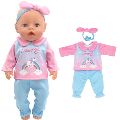 18-Inch American Girl Doll Clothes – Coat, Tights & Pants Outfit for Newborn & Baby Dolls