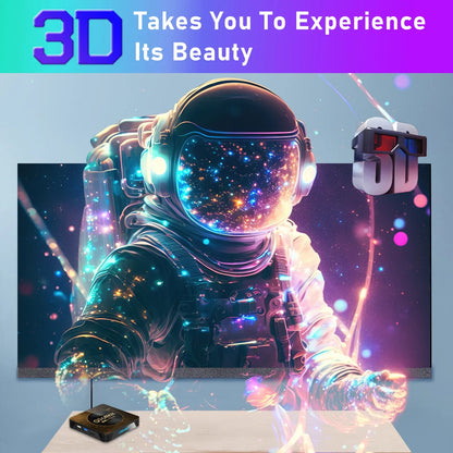 MAXA13 Android 13 8K Ultra HD Smart TV Box – 4GB+64GB WiFi6 Media Player for Netflix & YouTube