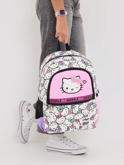 Sanrio Hello Kitty Cartoon School Bag — Cute Anime Backpack for Kids, Student Gift & Halloween Anime Merchandise