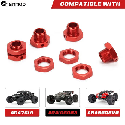Universal 17mm Hex Nut Sleeve Wrench — Metal Coupler Tool Kit for 1/8 RC Car, Truck, Monster Truck X-Maxx & SUMMIT Parts