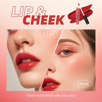 Velvet Matte Lip Gloss – 8 Colors Long-Lasting, Non-Drying, Moisturizing Plumping Lipstick for All Skin Tones