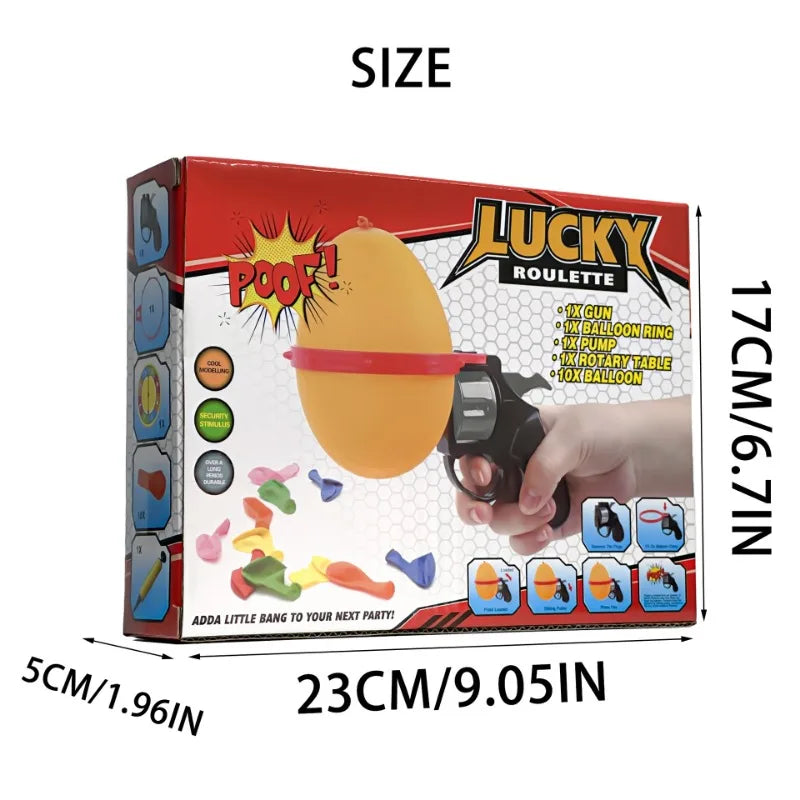 Roulette Balloon Game – Funny Turntable Water Party Tabletop Toy (Random Color)