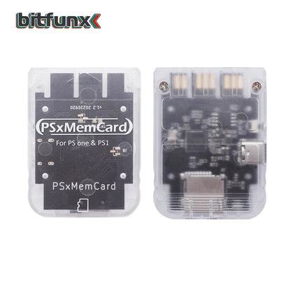 Bitfunx PSX Memory Card – PS1 Console Save Game Data for Sony PlayStation 1 & PS One