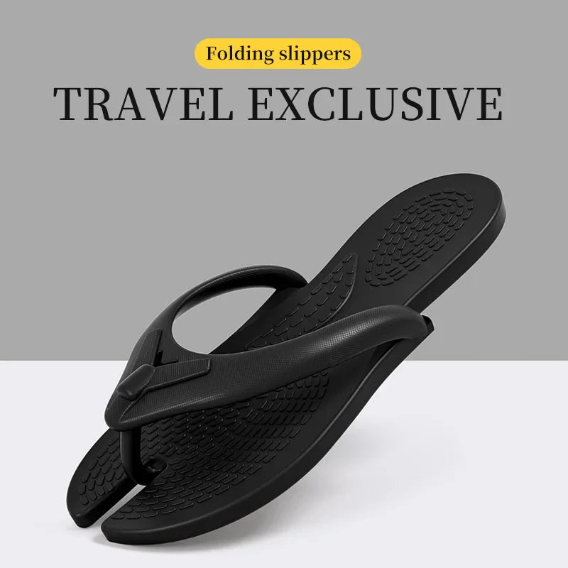 Lightweight Foldable Travel Slippers for Men & Women – Portable Disposable Shower Shoes for Business Trips & Travel Comfort