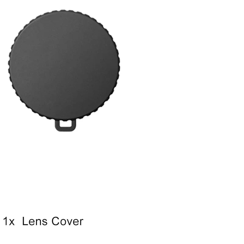 DJI Osmo Action Screen Protector & Lens Cover Kit — Tempered Glass Film with Bag Case for Action 3, 4, 5 Pro Accessories