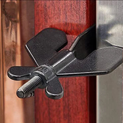 Portable Door Lock - Travel Hotel Privacy Lock for Any Doors - Anti-Theft Door Stopper for Home Security